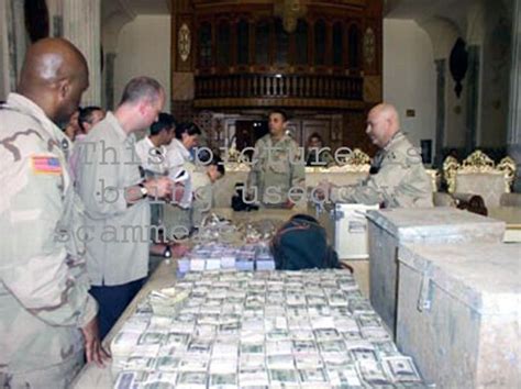 Troops tempted by Saddam's 0m hoard 